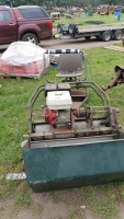 Atco 34" petrol cylinder mower with box and seat, Honda engine 6 years ago. Good working order, ex cricket club