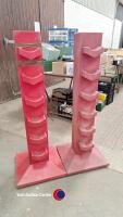 Pair of plastic jump stands