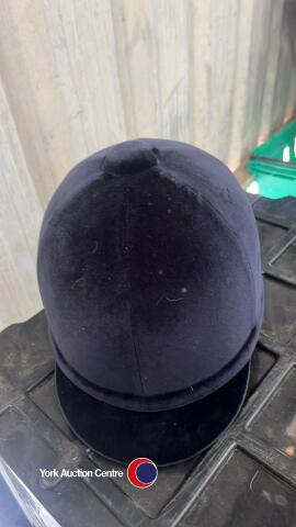 Navy blue gatehouse velvet riding hat - 7 1/4