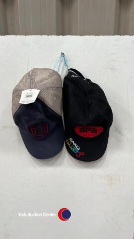 2x Baseball caps - 1x GPA & 1x Noble outfitters
