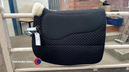 Equest grippy dressage black saddlecloth full size