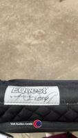 Equest grippy dressage black saddlecloth full size - 3