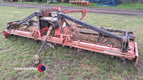 Maschio 4m power harrow c/w packer roller