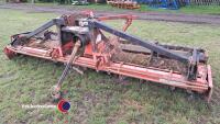 Maschio 4m power harrow c/w packer roller