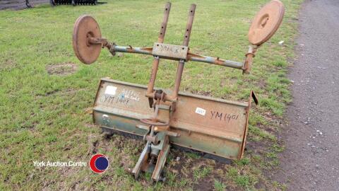 Compact tractor rotavator