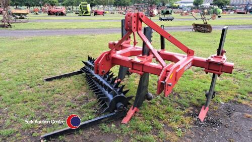 Alpler DK03 3 leg subsoiler, c/w spiked roller, 2019 never been used