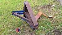Single leg mole plough - 2