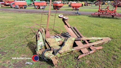 Dowdeswell mole plough c/w hydraulic depth and water pipe layer