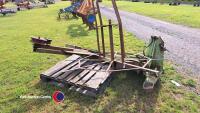 Dowdeswell mole plough c/w hydraulic depth and water pipe layer - 3