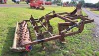 3 leg subsoiler with following tines and packer roller - 3