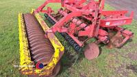 Pottinger Terradisc 3000 cultivator, c/w DD packer - 3