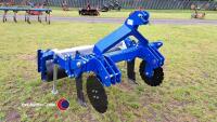 Sumo TSD-2 1.55m 2-leg grassland subsoiler, c/w flat roller
