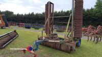 Fast tow 6m hydraulic folding rollers