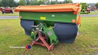 Amazone Profis ZA-M 1501 fertiliser spreader, 5500 extension, 24-36m spread, pto control box and box in office