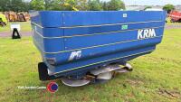 KRM M2 Base twin disc fertiliser spinner, pto in office - 2
