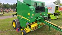 John Deere 578 Maxi Cut round baler, 2004, 30,349 bales, control box in office - 2