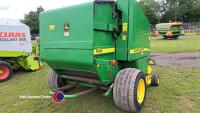 John Deere 578 Maxi Cut round baler, 2004, 30,349 bales, control box in office - 4