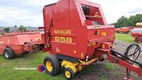 New Holland 658 round baler c/w control box, book & PTO. Only done 28369 bales. Very Tidy - 2