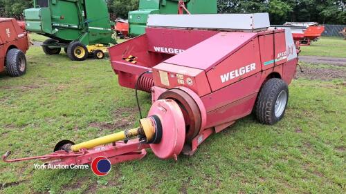 Welger AP630 conventional baler, hydraulic pick up, hydraulic draw bar, done little work, 2003