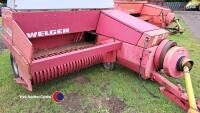Welger AP630 conventional baler, hydraulic pick up, hydraulic draw bar, done little work, 2003 - 2