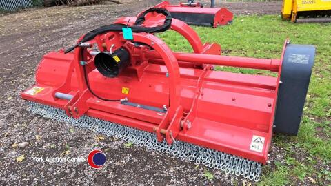 Shop soiled 2.8m heavy duty flail mower, pto in office