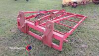 Flat 8 bale grab with Euro 8 brackets, gwo