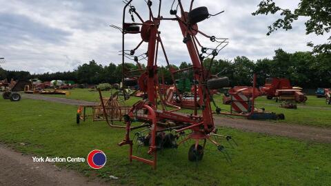 Taarup 8076 6 rotor tedder c/w spares