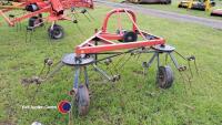 Abra 2 rotor tedder, used 1 season, approx 25 acres