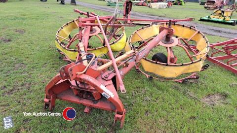Lely Rotonde 510 twin rota tedder/rake c/w rowing in gates