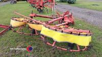 Lely Rotonde 510 twin rota tedder/rake c/w rowing in gates - 2