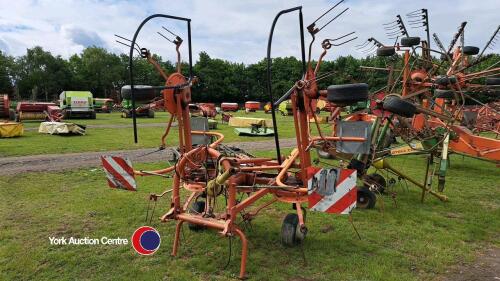 Fella TH540 4 rotar tedder, pto in office