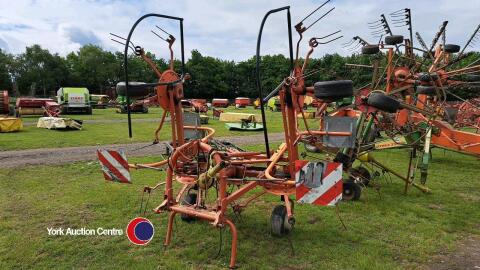 Fella TH540 4 rotar tedder, pto in office
