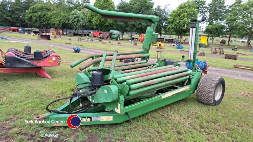 McHale 995 wrapper c/w control box and remote in office