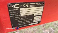 Kuhn RW1800 trailed twin satellite round bale wrapper, control box and manual in office - 6