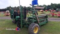 McHale 995 SE round and square bale wrapper with power pack, remote in office - 3