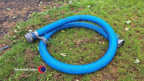 5m irrigation suction hose with Bauer couplings at each end