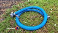 5m irrigation suction hose with Bauer couplings at each end
