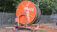 Bauer irrigation reel, spares, c/w 110 x 400 pipe - 2