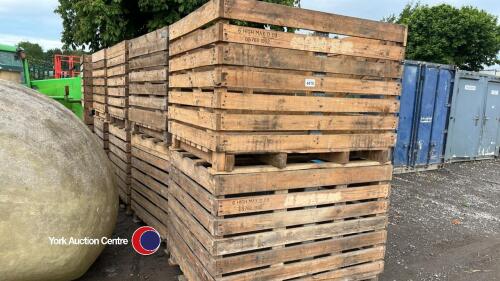 10 x 1T wooden potato boxes