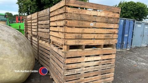 10 x 1T wooden potato boxes