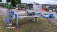 Stainless steel potato quartering machine
