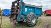 Rolland V2 110 muck spreader, electric floor. Just serviced. Tidy, control box in office - 3