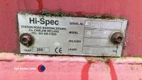 Hi-Spec VT 1600gal slurry tanker, 2007, no pump - 6