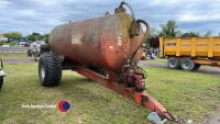 1600gallon slurry tanker in working order, good tyres, pto in office - 2