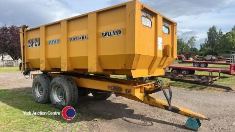 Rolland Turbovac 20-29 15T trailer with silage sides
