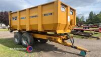 Rolland Turbovac 20-29 15T trailer with silage sides