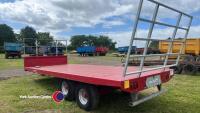 2020 Marshall BC21 21ft tandem axle bale trailer, front and rear ladders, rear strap box - 3