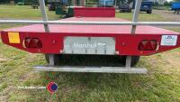 2020 Marshall BC21 21ft tandem axle bale trailer, front and rear ladders, rear strap box - 4