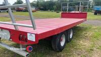 2020 Marshall BC21 21ft tandem axle bale trailer, front and rear ladders, rear strap box - 5
