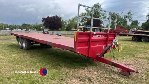 2017 Marshall BC32 bale trailer, sprung drawbar, super singles